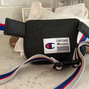 Champion Gray Belt Bag with Adjustable Strap